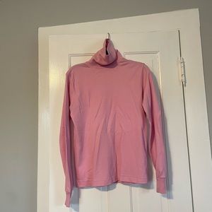 Pink turtle neck